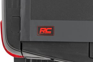 Ford F-350 Super Duty Hard Low Profile Bed Cover - Rough Country - Tri-Fold - '17-'24